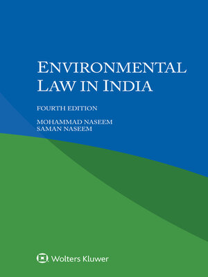 cover image of Environmental Law in India